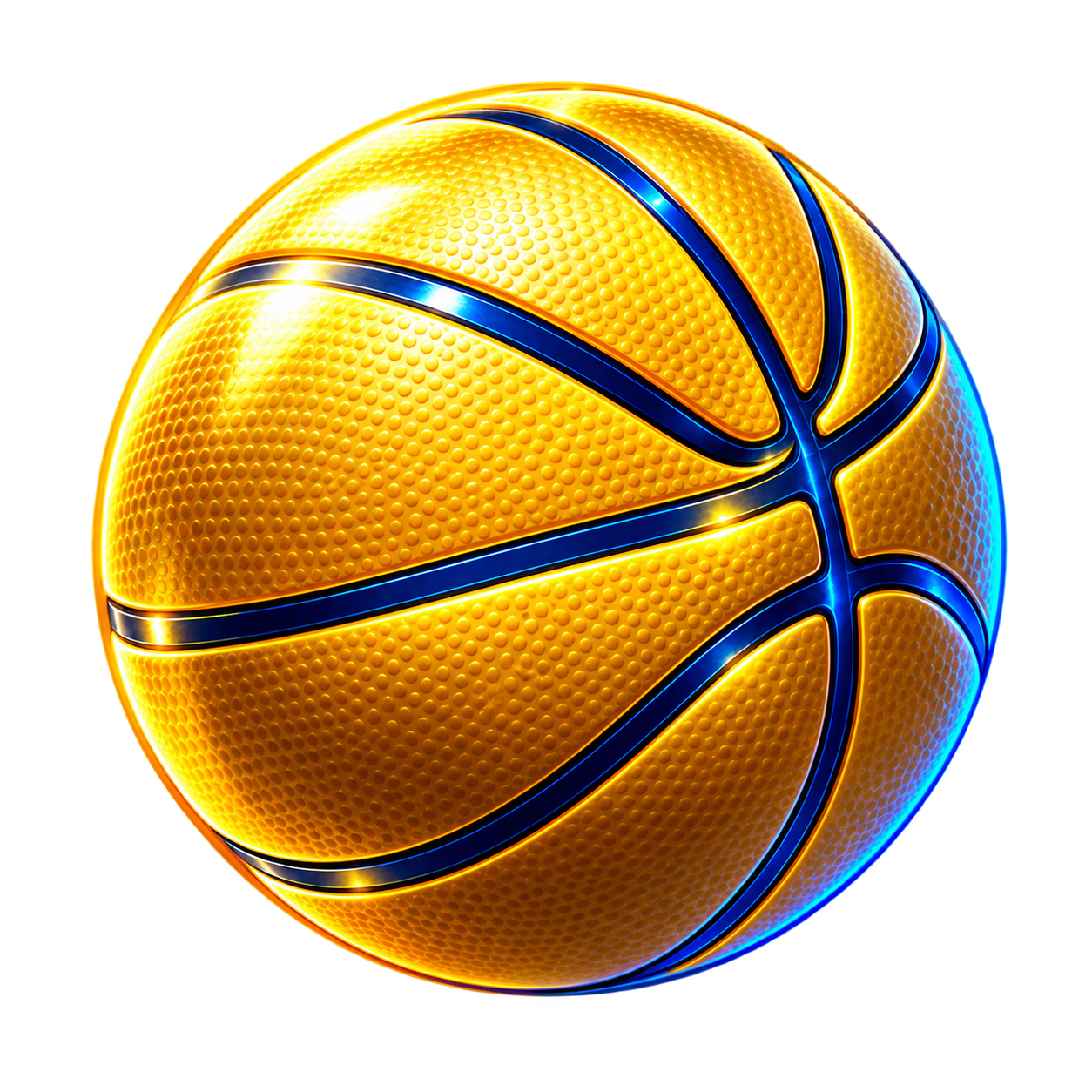 Golden basketball